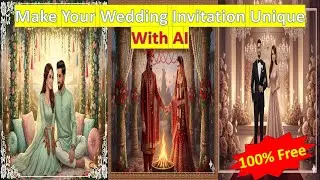 Create 3D Video Invitations in MINUTES with AI like a Pro Completely Free🔥🔥