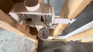 Pre-Drywall Inspection Plumbing Test