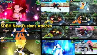 NEW Fusion & attacks Super dragon ball heroes DBZ ttt psp mode iso permanent menu
