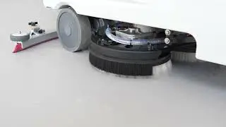 Dailis DLS-XD85S Electric 13&Prime; Double Brush Ride-on Floor Scrubber Machine with mop hook