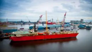 Leith Docks - Time Lapse