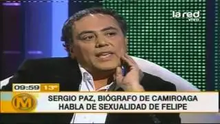 Sergio Paz culpa a Karen Doggenweiler de filtración de supuesta homosexualidad de Felipe Camiroaga