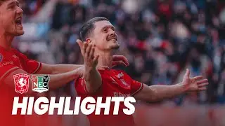 KNAPPE WINST als ANTWOORD op MOEILIJKE week | FC Twente - NEC (23-02-2025) | Highlights