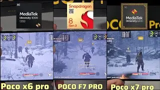 SAIU NOVO JOGO GAME OF THRONES TESTE FPS E TEMPERATURA NO POCO X6 PRO VS POCO X7 PRO VS POCO F7 PRO