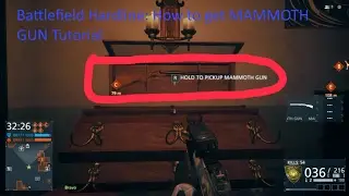 Battlefield Hardline: How to get the MAMMOTH GUN TUTORIAL