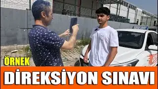 ÖRNEK DİREKSİYON SINAVINI 9. DERSİMİZDE YAPTIK.