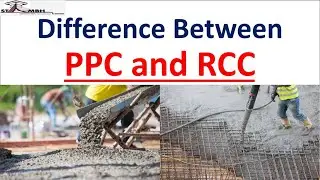 Difference Between PCC (Plain Cement Concrete) & RCC (Reinforced Cement Conc) | Concrete Technology