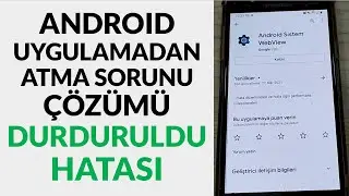 Telefon Uygulamadan Atıyor Girmiyor | Durduruluyorsa Kesin Çözüm Uygulama Sürekli Durduruluyor msa