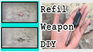 How to make a DIY pen weapon ||