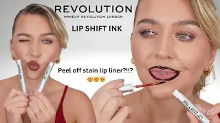 makeup revolution lip shift ink lip stain review #makeup #lipstain #makeuptips #makeuprevolution