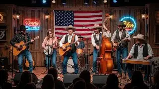 Golden Country Nights – Soft Acoustic Country for Deep Relaxation Under Dusty Road Reflections