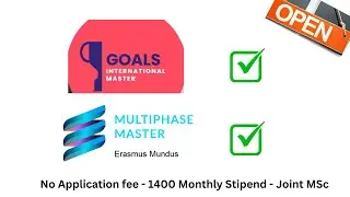 2 программы | ЦЕЛИ | Многоэтапные | Открытые | Полностью финансируемая стипендия Erasmus Mundus 2...