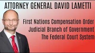 Attorney General David Lametti on the compensation order