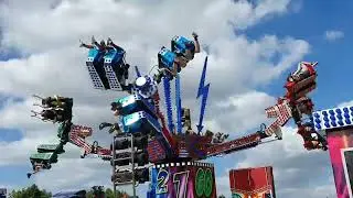 pat Collins funfair  in full swing