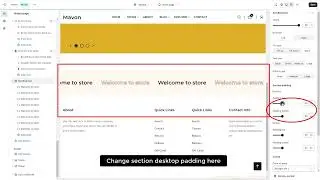 Scrolling text Section Customization | Mavon