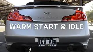 G35 ISR single exit exhaust with resonated test pipes