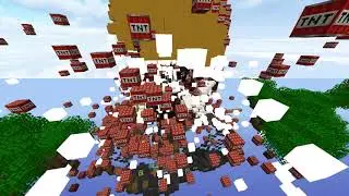 Взрываем 10,000 ТНТ! Попытка крашнуть VimeWorld! xd