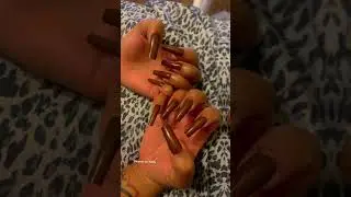 Chocolate Nails#sheinnails #pressonnails #nailsnailsnails #diynails #onbudget #fypシ゚ #foryou