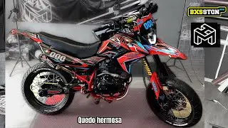 EL MEJOR VINIL EN LA DM 200 SUPERMOTARD  🔥🔥