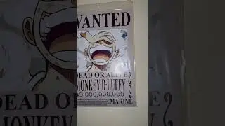 These One Piece wanted posters are lit 🔥 #onepiece #gear5 #luffy #attainedgear5