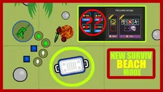 NEW SURVIV.IO 🏖️BEACH🏖️ MODE🔴LIVE STREAM🔴(WATER GUN, WATER BALLOON, POPSICLES, ICE BOXES)