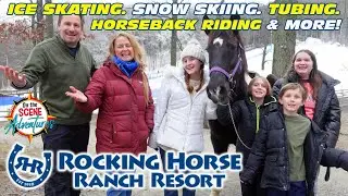 Learning to Snow Ski, Ride Horses, Ice Skate & MORE at Rocking Horse Ranch's All-Inclusive Resort