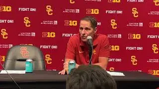 USC coach Eric Musselman following his team&rsquo;s first loss of the season