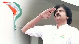 Pawan Kalyan GOOSEBUMP Reaction At Flag Hoisting On 75Th Independence Day Celebrations | BM News