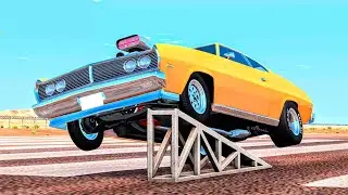 Cars vs Strange Consecutive Speed Bumps | Beamng Drive