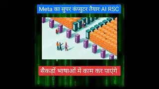 Meta का सुपर कंप्युटर तैयार AI RSC🔥Artificial Intelligence Research Supercluster⚡#iasedutalk#shorts