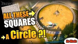 Unlock TRUE Curves — All These Squares Make a Circle! | Palworld Build Tutorial Episode 1