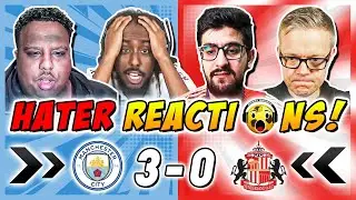Man City's Rivals & Haters GUTTED 🤣 Reactions to Man City 3-0 Sunderland | Premier League Fan Reacti
