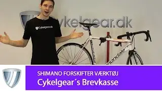 Cykelgear&acute;s Brevkasse viser Shimano&acute;s forskifter justeringsv&aelig;rkt&oslash;j (TL-FD68)