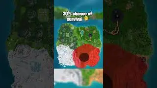 Did YOU Survive!? 😳😱 #fortnite #shorts