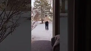 Day nr. 3 Cold exposure snow shower #coldplunge #snow #winter #chicago #coldshower #wimhof #winter
