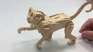 DIY Miniature Monkey ~ 3D Woodcraft Construction Kit