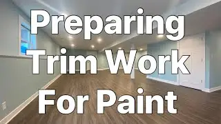 DIY PREPARING TRIM FOR PAINT