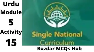 LMS SNC Urdu Solved Quiz, Urdu Module:5 Activity:15, Urdu Solved LMS SnC Quiz، اردو ایل ایم ایس کوئز