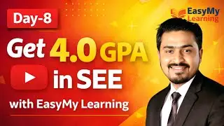 SEE Math Day-8 | Get 4.0 GPA in SEE with EasyMy Learning | Complete Strategy & Roadmap