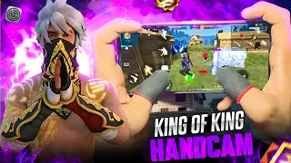 LEGEND Style 3 Finger Custom HUD + Settings ⚙️🔥 || Free Fire Handcam + Sensi + Fast Gameplay 🎯