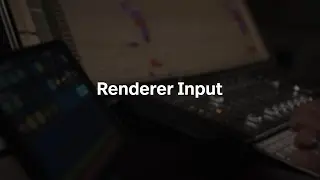 DTS:X Creator Suite: Renderer Input