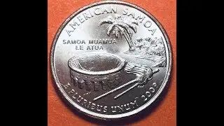2009 US Quarter American Samoa - 25 Cents United States Coin