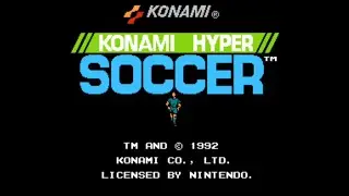 Konami Hyper Soccer! NES football action!