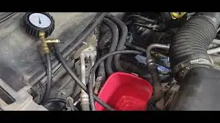 Тест давления топлива Jeep Liberty 2008 года.