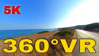 360&deg; VR Visit North Cyprus By Car Virtual Tour Street Travel Vlog Island 5K 3D Virtual Reality HD 4K