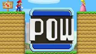 Can Mario press the Ultimate POW-Block in New Super Mario Bros. Wii?