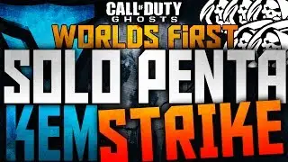 Call Of Duty Ghosts: WORLD'S FIRST SOLO PENTA KEM STRIKE 160 KILLS DOMINATION ON STRIKEZONE (5 KEMS)