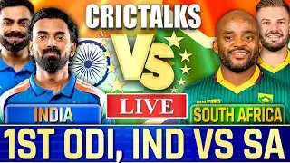 🔴 IND vs SA Live Match Today, 1st ODI, Live Cricket Scores Commentary, India v South Africa