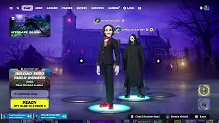 Fortnitemares Halloween event W/ a top 2000 player - SPACE ALIEN BOT