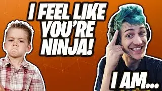 I CONVINCED A KID I WAS NINJA ON FORTNITE!!